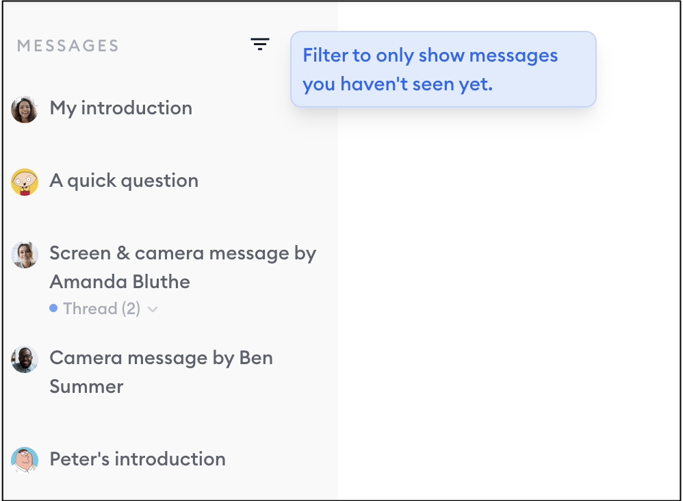 Clarityflow conversation sidebar