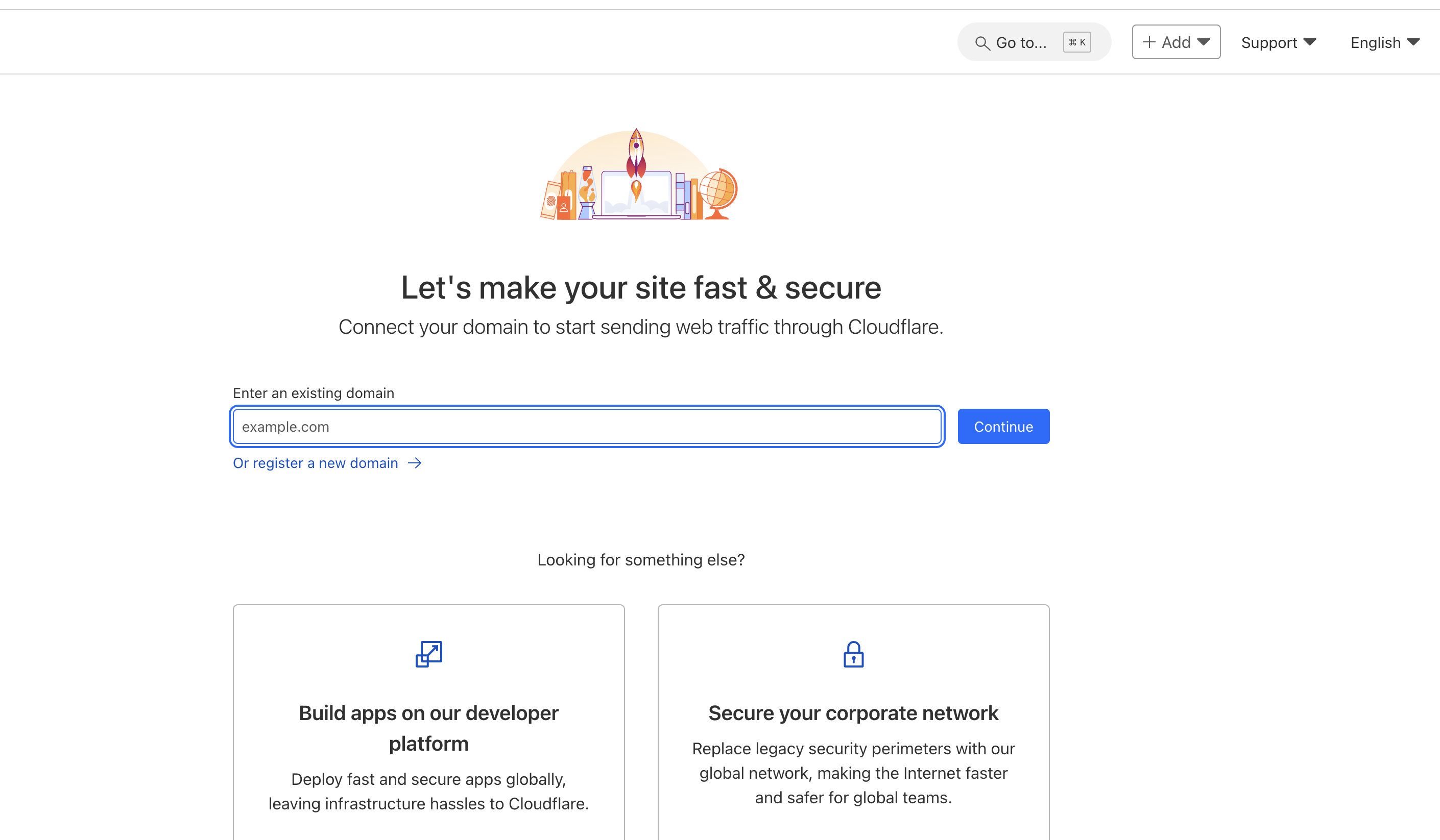 cloudflare domain