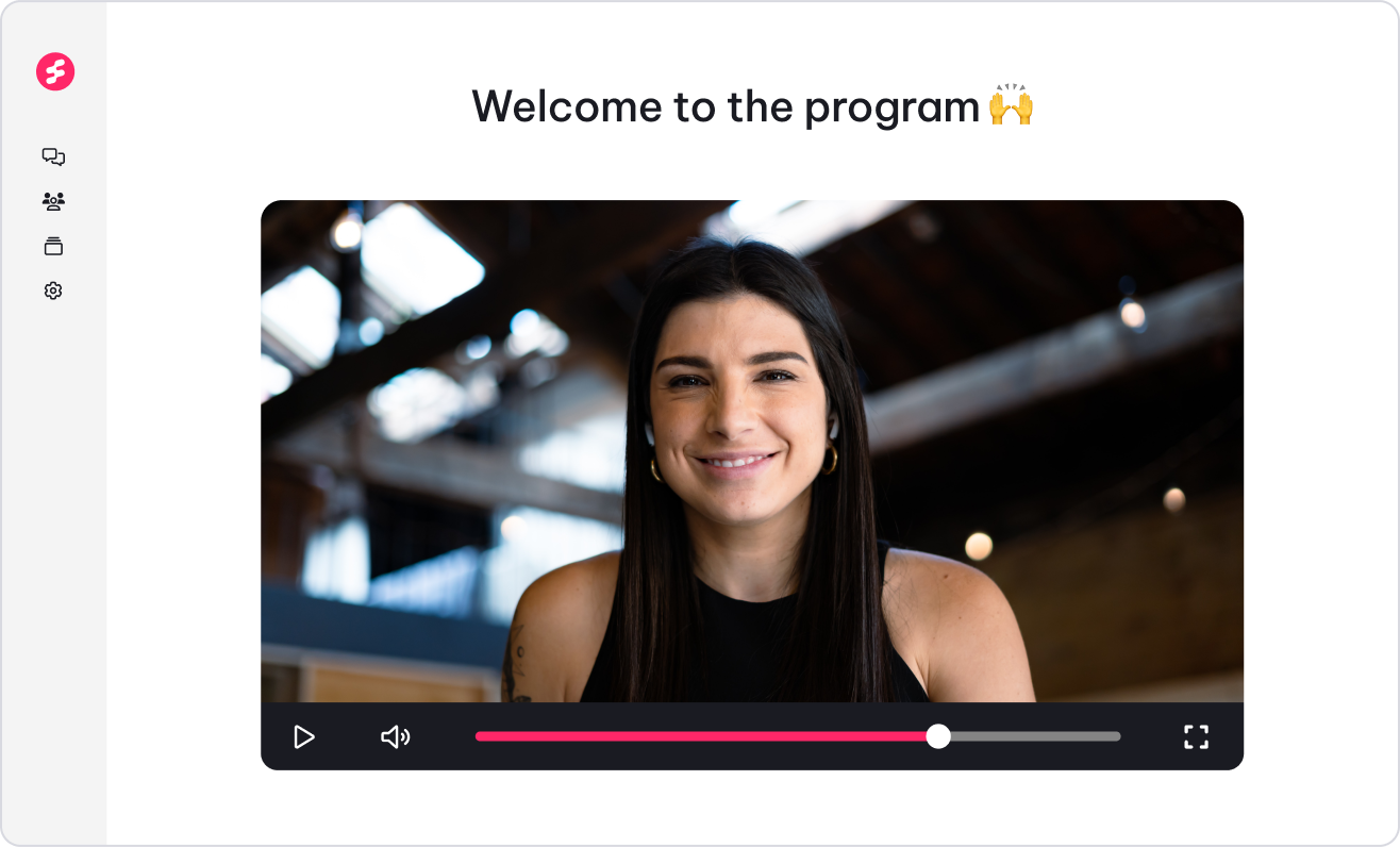 Client welcome video